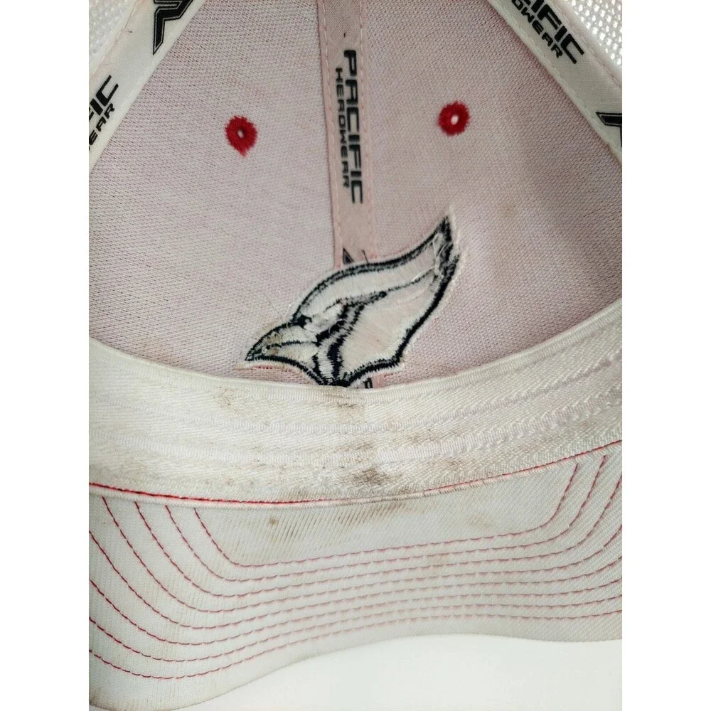 Arizona Cardinals Luck Football Mesh Hat Pacific Headwear Small/Med FlexFit